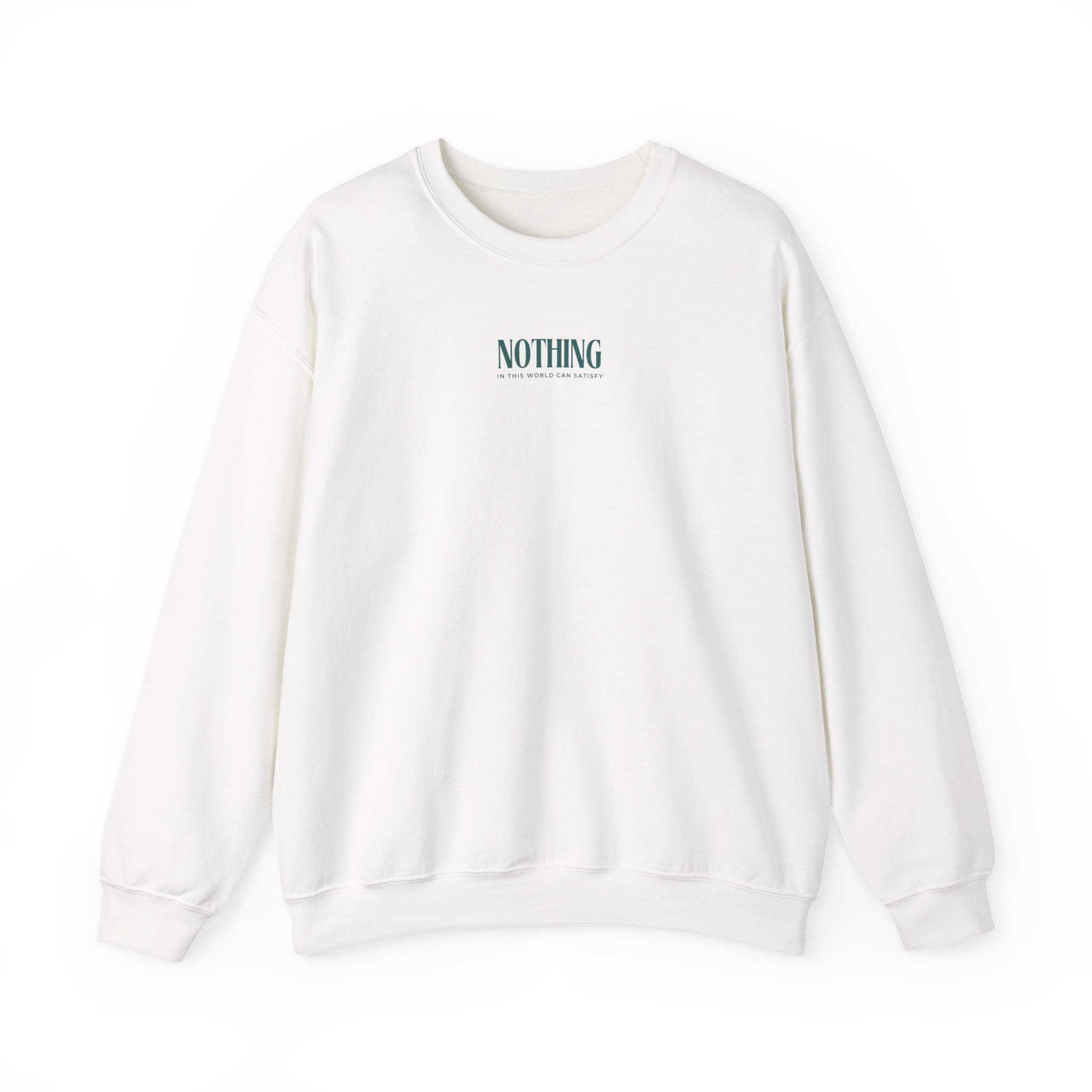 'Only Jesus Christ Can Satisfy' Crewneck Sweatshirt - Image 2