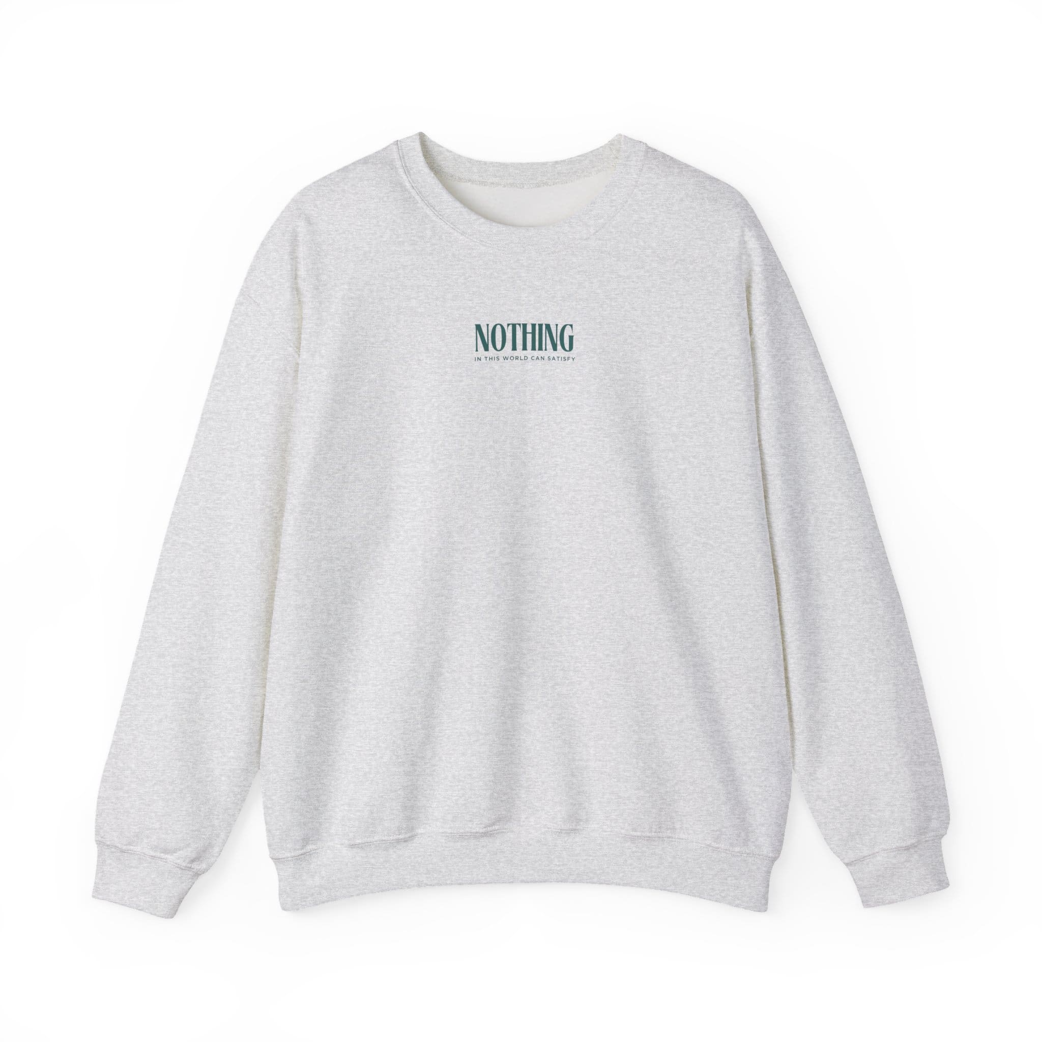 'Only Jesus Christ Can Satisfy' Crewneck Sweatshirt - Image 5