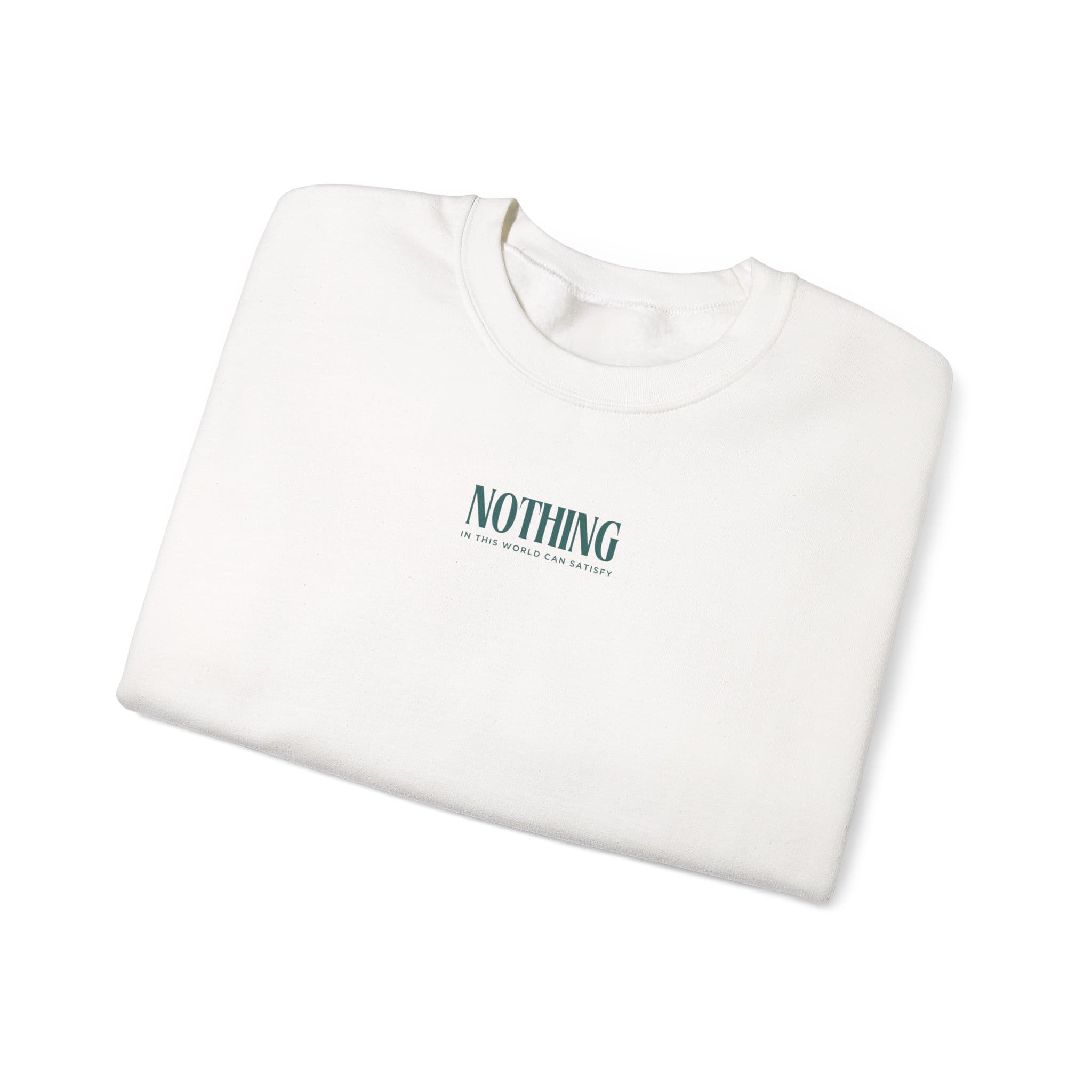 'Only Jesus Christ Can Satisfy' Crewneck Sweatshirt - Image 3