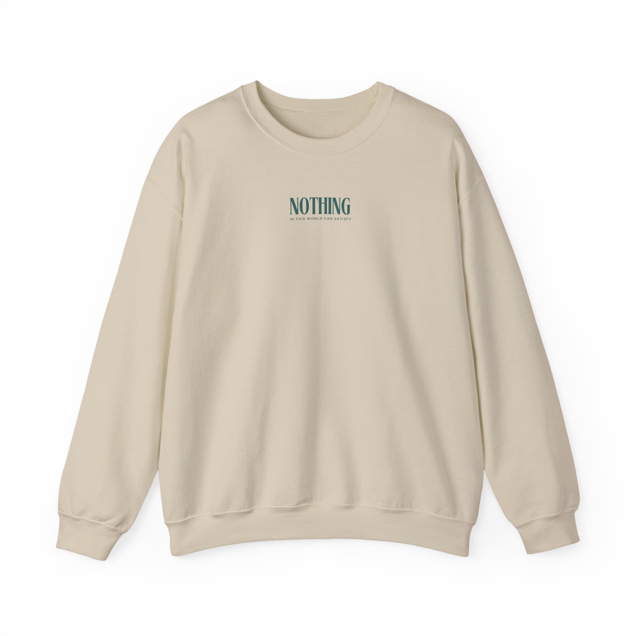 'Only Jesus Christ Can Satisfy' Crewneck Sweatshirt - Image 9