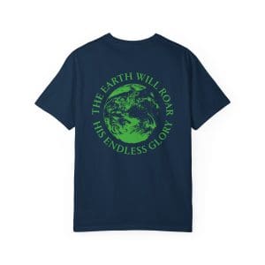 'The Earth Will Roar' T-Shirt Green print